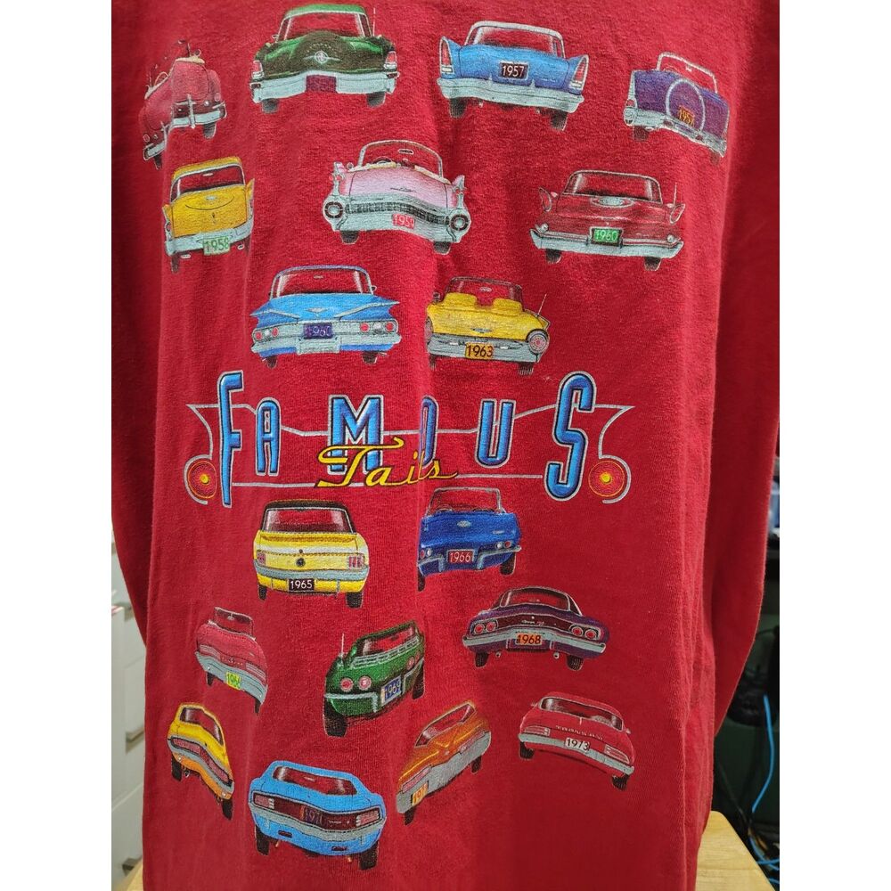 Famous Tails Red Shirt Size XL - American Tradition Tag - Vintage T-shirt